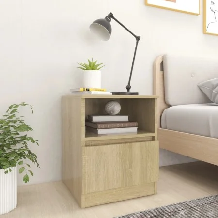 Sonoma oak plywood nightstand 40x40x50 cm by vidaXL, Nightstands - Ref: Foro24-806163, Price: 48,15 €, Discount: %