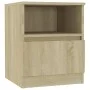Sonoma oak plywood nightstand 40x40x50 cm by vidaXL, Nightstands - Ref: Foro24-806163, Price: 48,15 €, Discount: %