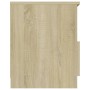 Mesita de noche madera contrachapada roble Sonoma 40x40x50 cm de vidaXL, Mesitas de noche - Ref: Foro24-806163, Precio: 50,82...