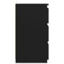 Mesita de noche madera contrachapada negro 40x35x62,5 cm de vidaXL, Mesitas de noche - Ref: Foro24-806213, Precio: 64,40 €, D...