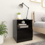 Nachttische 2 Stück schwarzes Sperrholz 40x40x50 cm von vidaXL, Nachttische - Ref: Foro24-806160, Preis: 65,15 €, Rabatt: %