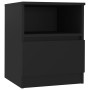 Nachttische 2 Stück schwarzes Sperrholz 40x40x50 cm von vidaXL, Nachttische - Ref: Foro24-806160, Preis: 65,15 €, Rabatt: %