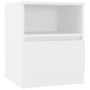 Nachttische 2 Stück weißes Sperrholz 40x40x50 cm von vidaXL, Nachttische - Ref: Foro24-806158, Preis: 66,25 €, Rabatt: %