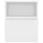 Bedside tables 2 pcs white plywood 40x40x50 cm by vidaXL, Nightstands - Ref: Foro24-806158, Price: 66,25 €, Discount: %