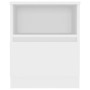 Nachttische 2 Stück weißes Sperrholz 40x40x50 cm von vidaXL, Nachttische - Ref: Foro24-806158, Preis: 66,25 €, Rabatt: %