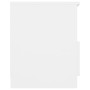 Nachttische 2 Stück weißes Sperrholz 40x40x50 cm von vidaXL, Nachttische - Ref: Foro24-806158, Preis: 66,25 €, Rabatt: %