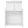 Nachttisch aus glänzend weißem Sperrholz, 40 x 35 x 60 cm von vidaXL, Nachttische - Ref: Foro24-806187, Preis: 31,25 €, Rabat...