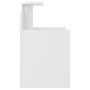 Mesita de noche madera contrachapada blanco brillo 40x35x60 cm de vidaXL, Mesitas de noche - Ref: Foro24-806187, Precio: 36,1...