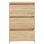 Mesitas de noche 2 uds contrachapada roble Sonoma 40x35x62,5cm de vidaXL, Mesitas de noche - Ref: Foro24-806218, Precio: 98,5...