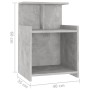 Nachttische 2 Stk. Sperrholz Beton grau 40x35x60 cm von vidaXL, Nachttische - Ref: Foro24-806184, Preis: 52,42 €, Rabatt: %