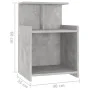 Nachttische 2 Stk. Sperrholz Beton grau 40x35x60 cm von vidaXL, Nachttische - Ref: Foro24-806184, Preis: 51,81 €, Rabatt: %