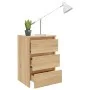 Mesitas de noche 2 uds contrachapada roble Sonoma 40x35x62,5cm de vidaXL, Mesitas de noche - Ref: Foro24-806218, Precio: 98,5...
