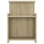 Nachttisch aus Sonoma-Eichensperrholz, 40 x 35 x 60 cm von vidaXL, Nachttische - Ref: Foro24-806181, Preis: 35,02 €, Rabatt: %