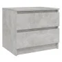 Betongrauer Nachttisch aus Sperrholz, 50 x 39 x 43,5 cm von vidaXL, Nachttische - Ref: Foro24-806201, Preis: 42,24 €, Rabatt: %