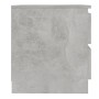 Concrete gray plywood bedside table 50x39x43.5cm by vidaXL, Nightstands - Ref: Foro24-806201, Price: 42,24 €, Discount: %