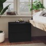 Nachttische 2 Stück schwarzes Sperrholz 50x39x43,5 cm von vidaXL, Nachttische - Ref: Foro24-806196, Preis: 73,58 €, Rabatt: %