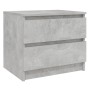 Nachttische 2 Stk. Sperrholz Beton grau 50x39x43,5cm von vidaXL, Nachttische - Ref: Foro24-806202, Preis: 71,97 €, Rabatt: %