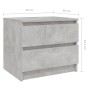 Nachttische 2 Stk. Sperrholz Beton grau 50x39x43,5cm von vidaXL, Nachttische - Ref: Foro24-806202, Preis: 71,97 €, Rabatt: %