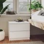 Nachttische, 2 Stück, weißes Sperrholz, 50 x 39 x 43,5 cm von vidaXL, Nachttische - Ref: Foro24-806194, Preis: 89,75 €, Rabat...