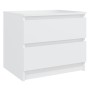 Mesitas de noche 2 uds madera contrachapada blanco 50x39x43,5cm de vidaXL, Mesitas de noche - Ref: Foro24-806194, Precio: 97,...