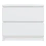 Mesitas de noche 2 uds madera contrachapada blanco 50x39x43,5cm de vidaXL, Mesitas de noche - Ref: Foro24-806194, Precio: 90,...