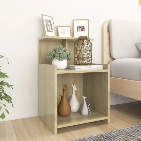 Nachttische 2 Stk. Sonoma-Eichensperrholz 40x35x60 cm von vidaXL, Nachttische - Ref: Foro24-806182, Preis: 51,56 €, Rabatt: %