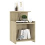Nachttische 2 Stk. Sonoma-Eichensperrholz 40x35x60 cm von vidaXL, Nachttische - Ref: Foro24-806182, Preis: 52,10 €, Rabatt: %