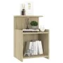 Nachttische 2 Stk. Sonoma-Eichensperrholz 40x35x60 cm von vidaXL, Nachttische - Ref: Foro24-806182, Preis: 51,56 €, Rabatt: %