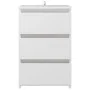 Mesita de noche madera de ingeniería blanco 40x35x62,5 cm de vidaXL, Mesitas de noche - Ref: Foro24-806211, Precio: 60,45 €, ...