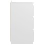 White engineered wood bedside table 40x35x62.5 cm by vidaXL, Nightstands - Ref: Foro24-806211, Price: 63,83 €, Discount: %