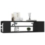 Hängender TV-Schrank aus schwarzem Sperrholz, 100 x 30 x 26,5 cm von vidaXL, TV-Möbel - Ref: Foro24-806230, Preis: 45,51 €, R...