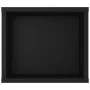 Black plywood hanging TV cabinet 100x30x26.5 cm by vidaXL, TV Furniture - Ref: Foro24-806230, Price: 44,82 €, Discount: %