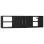 Black plywood wall shelf 102x30x29 cm by vidaXL, Shelves and shelves - Ref: Foro24-806257, Price: 64,41 €, Discount: %