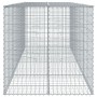 Cesta de gaviones con cubierta hierro galvanizado 400x100x100cm en Maceteros y jardineras | Comprar online en Foro24