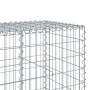 Cesta de gaviones con cubierta hierro galvanizado 400x100x100cm en Maceteros y jardineras | Comprar online en Foro24