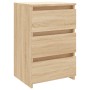 Nachttisch aus Sonoma-Eichensperrholz, 40 x 35 x 62,5 cm von vidaXL, Nachttische - Ref: Foro24-806217, Preis: 67,11 €, Rabatt: %