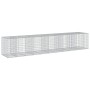 Cesta de gaviones con cubierta hierro galvanizado 550x100x100cm