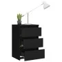 Mesitas de noche 2 uds madera de ingeniería negro 40x35x62,5cm de vidaXL, Mesitas de noche - Ref: Foro24-806214, Precio: 91,1...