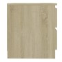 Mesita de noche madera contrachapada roble Sonoma 50x39x43,5 cm de vidaXL, Mesitas de noche - Ref: Foro24-806199, Precio: 55,...