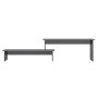 Hochglanzgrauer TV-Schrank aus Sperrholz, 180 x 30 x 43 cm von vidaXL, TV-Möbel - Ref: Foro24-806273, Preis: 39,00 €, Rabatt: %
