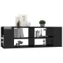 Hochglanzschwarzer TV-Wandschrank aus Sperrholz, 102 x 35 x 35 cm von vidaXL, TV-Möbel - Ref: Foro24-806245, Preis: 45,93 €, ...