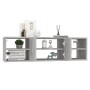 Concrete gray plywood wall shelf 102x30x29cm by vidaXL, Shelves and shelves - Ref: Foro24-806260, Price: 44,60 €, Discount: %