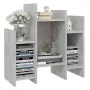 Hilfsschrank aus betongrauem Sperrholz, 60 x 26 x 60 cm von vidaXL, Sideboards - Ref: Foro24-806287, Preis: 32,29 €, Rabatt: %