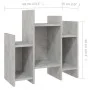 Hilfsschrank aus betongrauem Sperrholz, 60 x 26 x 60 cm von vidaXL, Sideboards - Ref: Foro24-806287, Preis: 32,29 €, Rabatt: %