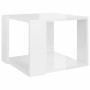 Glossy white plywood coffee table 40x40x30 cm by vidaXL, Coffee table - Ref: Foro24-806316, Price: 29,32 €, Discount: %