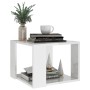 Glossy white plywood coffee table 40x40x30 cm by vidaXL, Coffee table - Ref: Foro24-806316, Price: 29,32 €, Discount: %