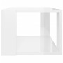 Glossy white plywood coffee table 40x40x30 cm by vidaXL, Coffee table - Ref: Foro24-806316, Price: 29,32 €, Discount: %