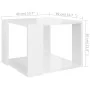 Couchtisch aus glänzend weißem Sperrholz, 40 x 40 x 30 cm von vidaXL, Couchtisch - Ref: Foro24-806316, Preis: 28,91 €, Rabatt: %