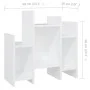 Zusatzschrank aus weißem Sperrholz, 60 x 26 x 60 cm von vidaXL, Sideboards - Ref: Foro24-806283, Preis: 37,74 €, Rabatt: %