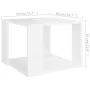 Couchtisch aus weißem Sperrholz, 40 x 40 x 30 cm von vidaXL, Couchtisch - Ref: Foro24-806310, Preis: 25,36 €, Rabatt: %